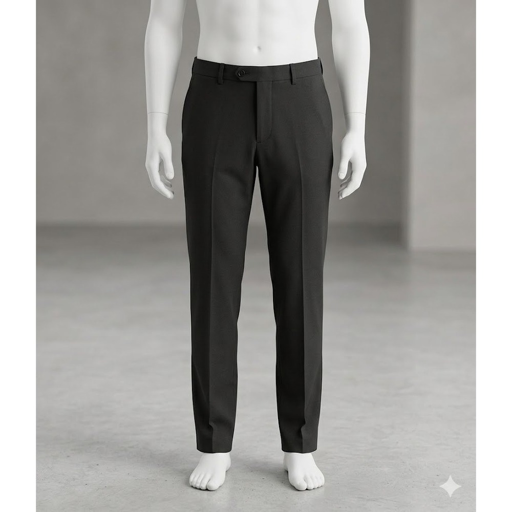 The Savile Row‎ Company London Hoxton Black Dress Pants Mens 36W 42R 5931